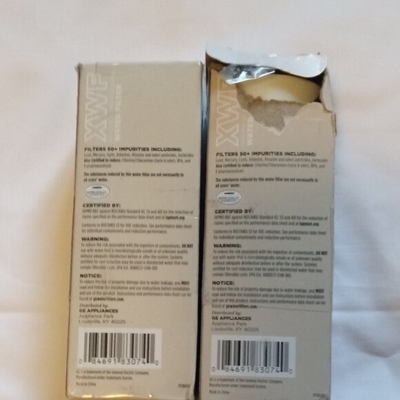 Lot of 2 Genuine GE Refrigerator Water Filter XWF for GE Appliances, NEW - Picture 2 of 4